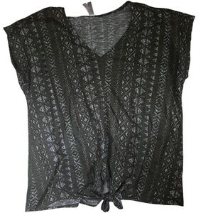 💗Women's Olive Green Patterned Top